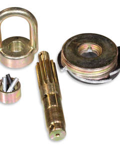 Input shaft cable winch for mounting at ceiling 550kg type A